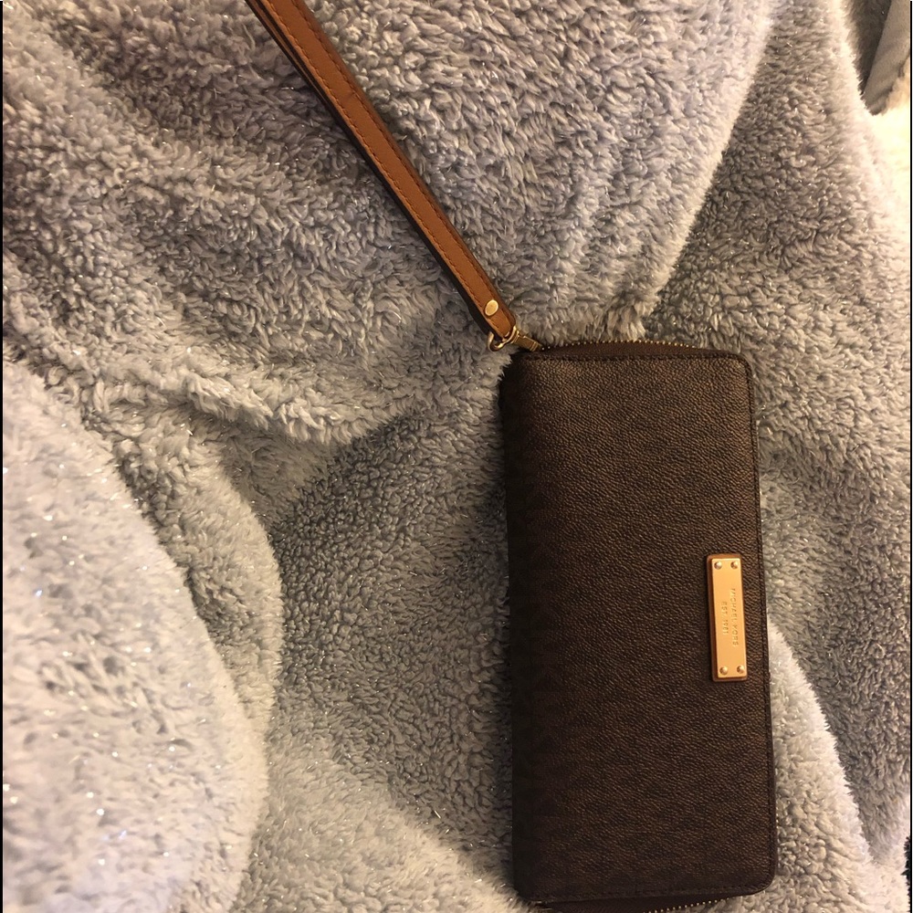 Brown MK clutch